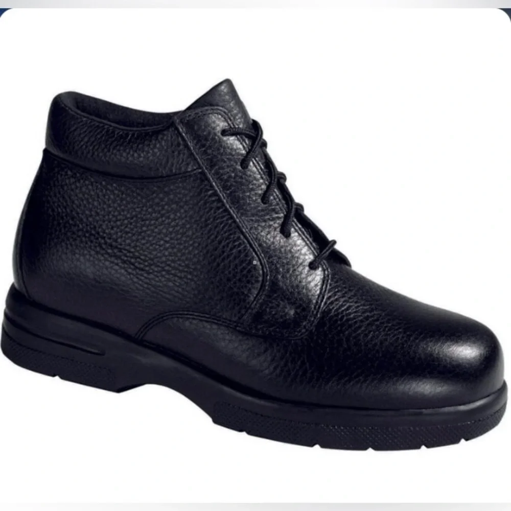 Drew Tucson Black Calf Men's Casual Comfort Boot Shoes SZ 9.5M
